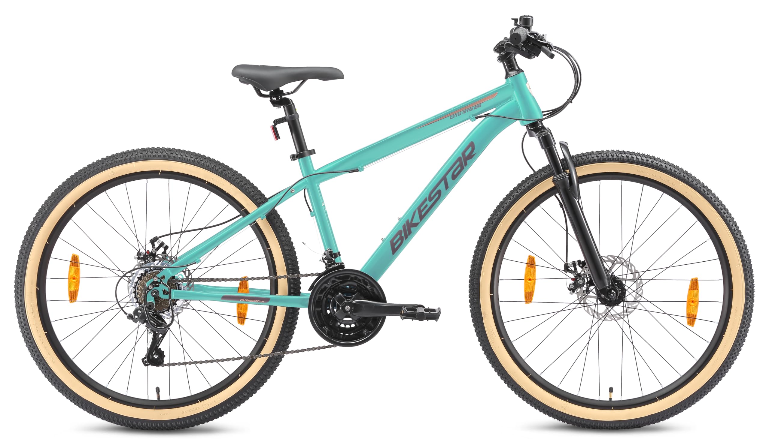 bikestar-vtt-26-pouces-menthe-21-vitesses-shimano image 2