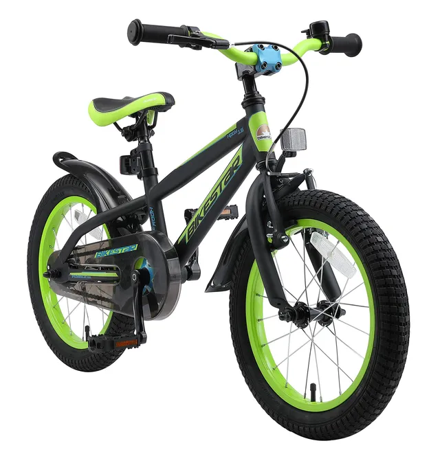 bikestar-kinderfahrr-der-v-lo-enfant-16-pouces-noir-vert image 1