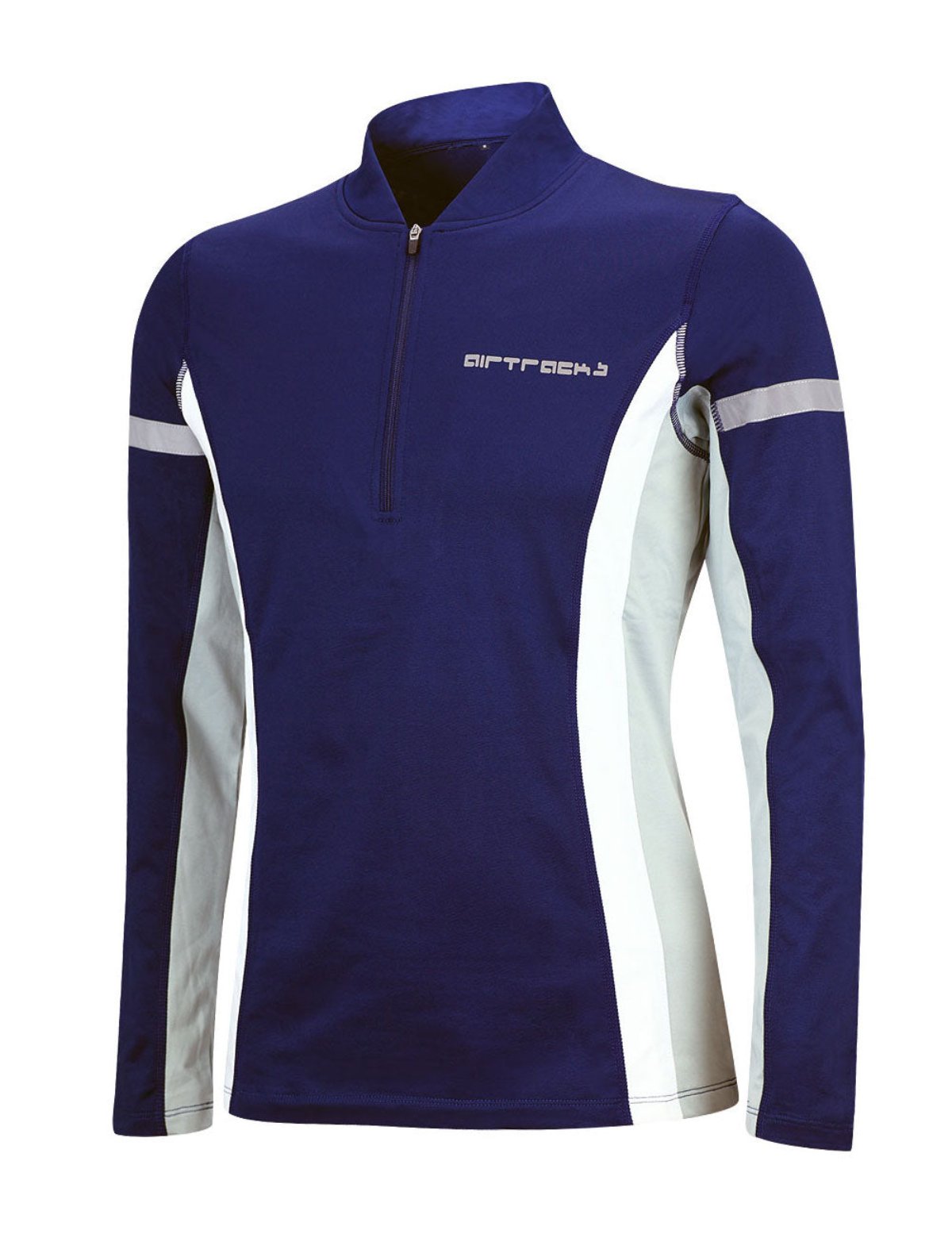 airtracks-v-tements-de-course-chemise-thermo-t-shirt-femme-bleu-marine image 1