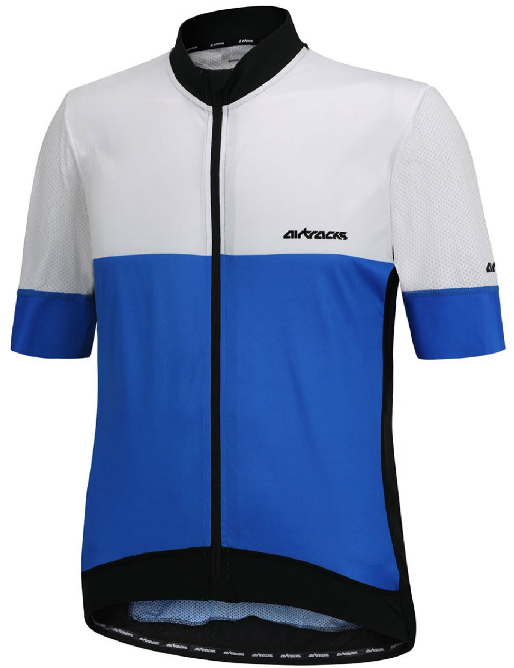 airtracks-pro-team-line-maillot-v-lo-manches-courtes-bleu-blanc image 1